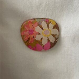70’s Floral brooch